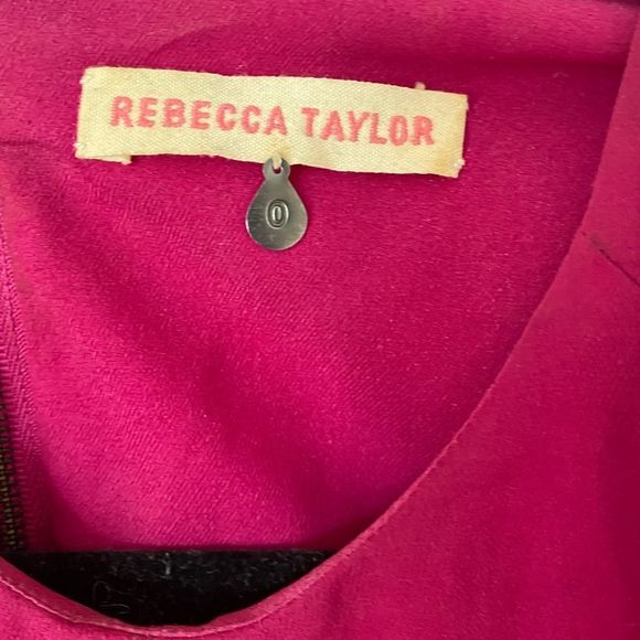 Rebecca Taylor💋 fuchsia dress. 0 - Picture 6 of 7